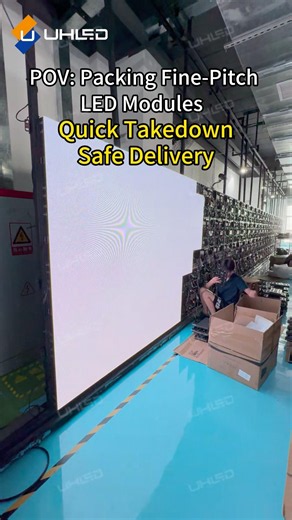 Packing Fine‑Pitch LED Modules - Quick Takedown，Safe Delivery