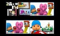 Mix of 4 videos from youtube : Pocoyo All On One 25