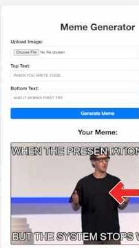 Building a Meme Generator | Html, Css, Python