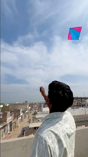 fly a kite using rope (रस्सी)🤩 #shorts
