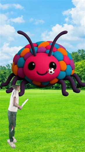 The Creative Lady Bug Mascot Takes Over the Football Field