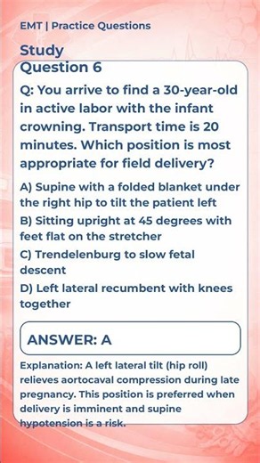 EMT Practice Test Question | Can You Pass? | NREMT 2026