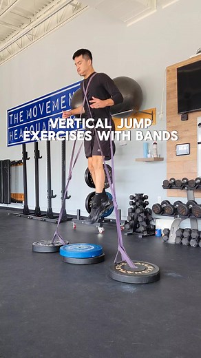 Vertical Jump Exercises for Volleyball with Resistance Bands