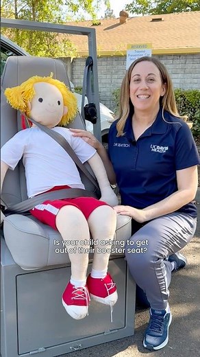 When can your child ditch the booster seat? | UC Davis Children's Hospital