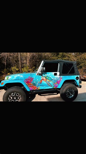 Designed/printed and installed in house. #jeeplife #wrap #averydennison