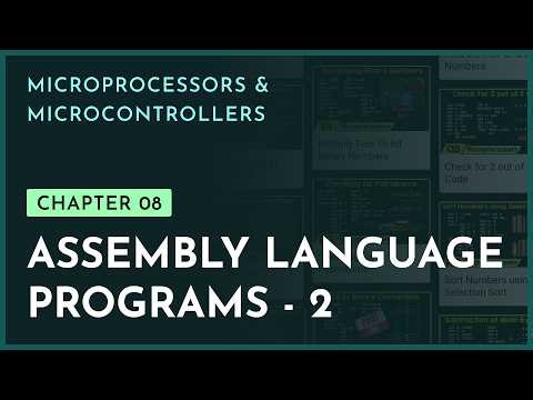 Assembly Language Programs - 2 | Chapter 8 | Microprocessors & Microcontrollers