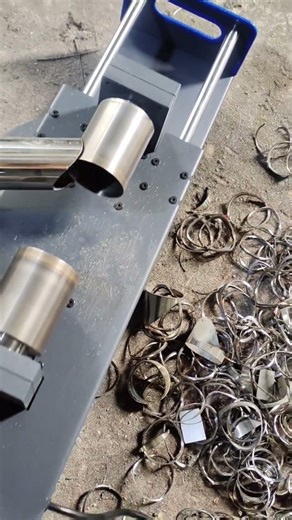 Amazing Tube Beveling Process | Satisfying Machine Work