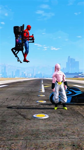 Spiderman and Majin Bu Who's Richer in GTA 5?🔥 #shorts #gtav