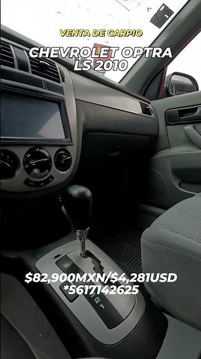 OPTRA LS 2010, automático, precio a tratar, vidrios y seguros eléctricos, pagos al corriente.