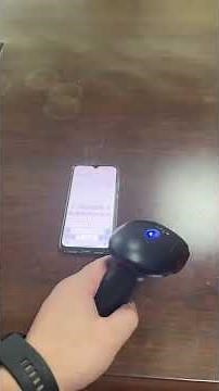 How to set the Bluetooth barcode scanner from wireless