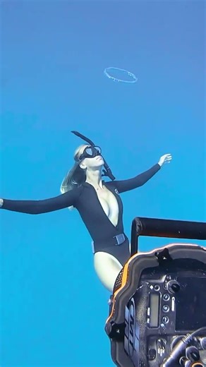 her swimsuit was too tight so she had to unzip it to fit better. hope nothing falls out