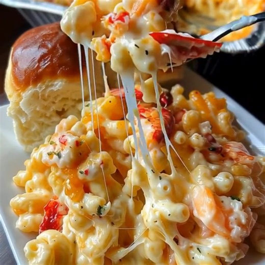 Creamy, cheesy sauce wraps every pasta shell, with chunks of pink shrimp and rich lobster throughout. The golden breadcrumb top adds a perfect crisp finish—pure luxury comfort food. | Family Recipes | Facebook