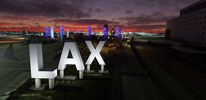 KLAX Los Angeles Airport - Microsoft Flight Simulator