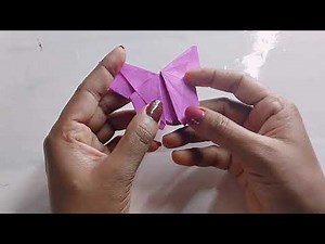 How to make paper butterfly book mark✨🦋