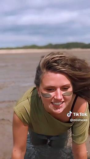 Fully Dressed Mud Fun at the Beach