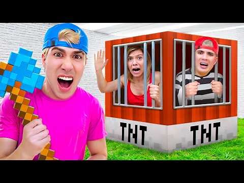 ESCAPING FROM 100 MINECRAFT LAYERS !!