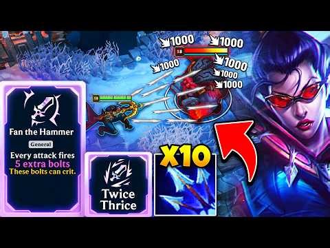 1 in a Billion Odds God Roll Vayne: 50 On-Hit Effects per Auto Attack (NOBODY SURVIVES)