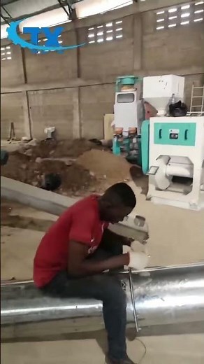 Installation d’une usine de Farine #investirenafrique #meilleursbusiness #businessideas #machine