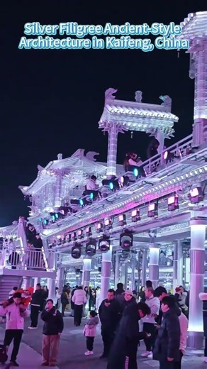 Silver Filigree Ancient-Style Architecture in Kaifeng | DiscoverGreatWuyi