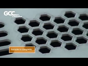 GCC LaserPro--Large Piece Cutting Demonstration by FMC280