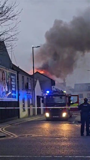 9.1K views · 74 reactions | NIFRS are currently dealing with a fire in Cordners Footware, Conway Square, Newtownards. There are currently 48 firefighters in attendance along with 7 pumping appliances, 1 aerial appliance and a command support unit. | NI Emergency Response Vids | Facebook