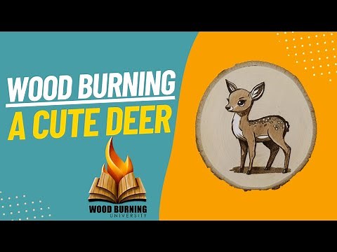 Learn How to Wood Burn a Deer for Beginners