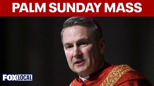 Archbishop Hicks leads Palm Sunday Mass at St. Patrick's Cathedral
