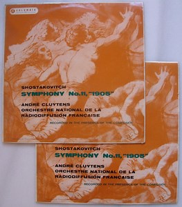 Dmitri Shostakovitch, André Cluytens, Orchestre National De La Radiodiffusion France - Symphony No.11 In G Minor