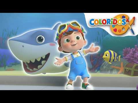 Baby Shark em português Bebê Tubarão | #babyshark– COLORIDOS KIDS