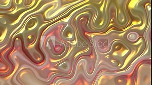 wavy background, latex glossy neon colors lustrous texture pattern background animation, shiny and glossy metallic 4K video animation.