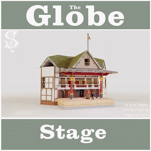 The Globe Theatre - Elizabethan Theatre - William Shakespeare Theatre - Stage overview