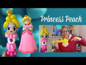 Princess Peach balloon tutorial.