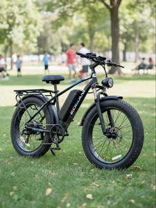 EDIKANI 26" Electric Bike for Adults, 100 Miles 34MPH Fast E Bike for Commuter, Peak 2000W Fat Tire Ebike for Adults Electric with 1104WH Battery (with Front Frame Bag + Saddlebag, Black White)