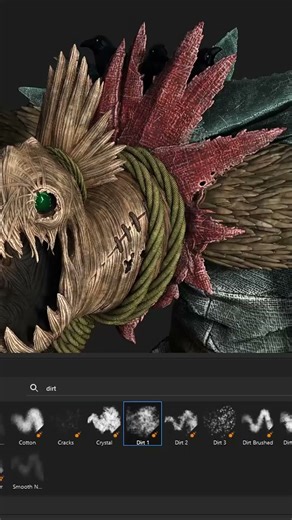 Fiddlesticks texturing process