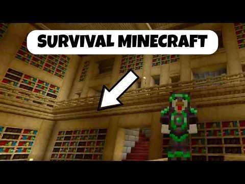How to build an AMAZING secret library in Minecraft
