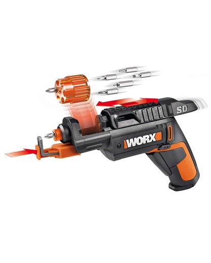 💥💥Gun-Style Electric Screwdriver，It enables quick screwdriver bit replacement.🔫🔫 Featuring a revolver-style magazine that integrates and stores screwdriver bits, it is equipped with a sliding screwdriver bit changer. 🔧🔧You can switch between six different screwdriver bits—just a light press allows you to switch from a Phillips-head screwdriver to a flat-head screwdriver, and even to the other four commonly used screwdriver bits. 👀👀It is extremely cool and practical, making it an essentia