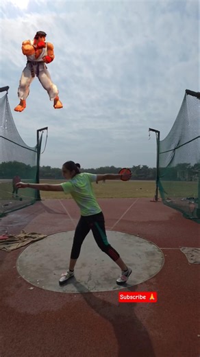 💫Discus Throw Girl Technique 😱Coach -Monty Dhankar 🇮🇳 #motivation #athlete#girlpower#youtubeshorts