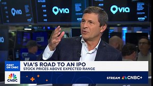 Via CEO Daniel Ramot: We think there's enormous white space helping cities find transport solutions