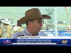 Meet Lakeside Rodeo announcer Reed Flake