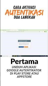 CARA AKTIVASI AUTENTIKASI DAPODIK || Dapodik Authenticator dua langkah #dapodik #authenticator