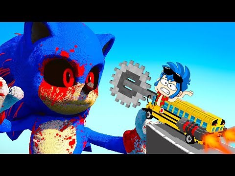 SONIC.EXE Vs SUPER AUTOS 😱💥🚗