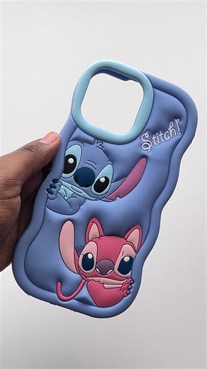 STITCH BLUE CASE IPHONE 12 PRO MAX/13/14/15 #phonecasesnairobi #fyp