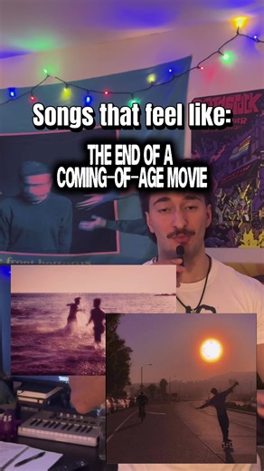 Here are some songs that feel like when the credits being to roll at the end of a coming-of-age movie! It's crazy because I could've put at least 15 different wallows songs or any rotation of sad surf rock song but here are the songs I ended up going with. These songs do a pretty good job catching that end of an era type nostalgic bittersweet coming of age vibe, l actually made a playlist with a bunch of songs that feel like that particular vibe so definitely check it out if you get the chance! 