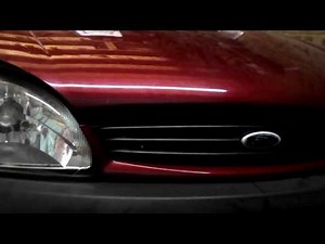 How do you open the bonnet on a Ford Fiesta?