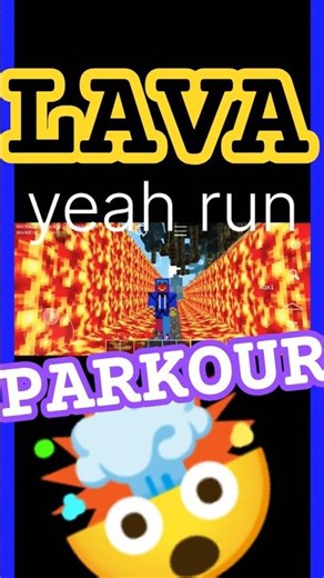 Lava parkour 🤟🌋🤟😎🔥👌