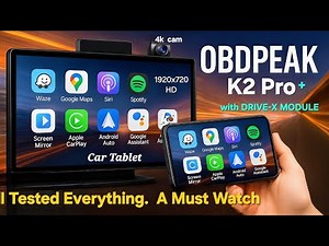 OBDPEAK K2 Pro + Drive-X Real Test | Does It Beat CarTablet Pro Max and XGODY? #car #caraccessories