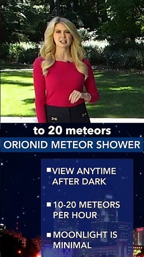 What to expect during the Orionid meteor shower