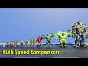 Hulk Speed Comparison 💨💪 | From Slow Rage to Lightning-Fast Smash!