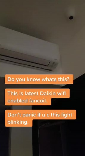 Latest Daikin Wifi Enabled Fancoil - Troubleshooting Blinking Lights