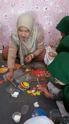 Kegiatan mamaku guruku bersama mama nafisya #tkmuslimatnu06